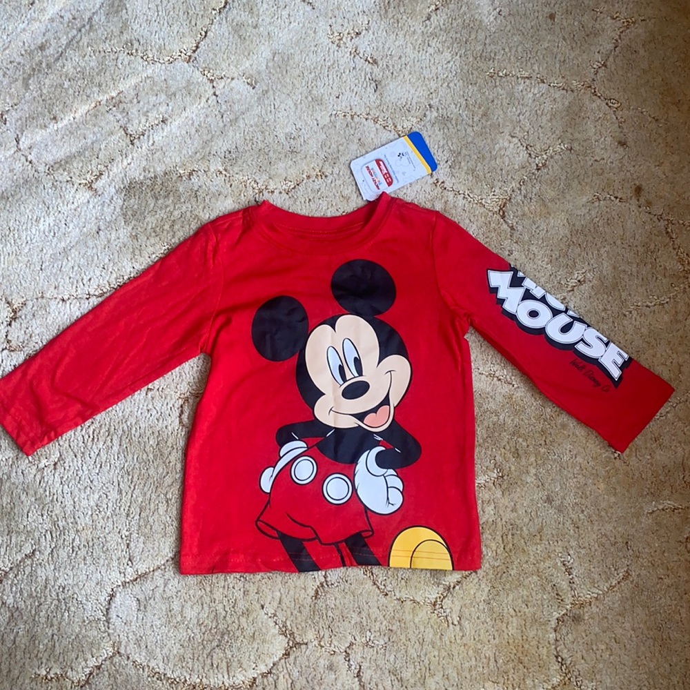💥2/$12💥NWT Disney Mickey Long Sleeve Shirt